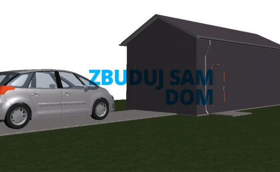 projekt garażu 35m2